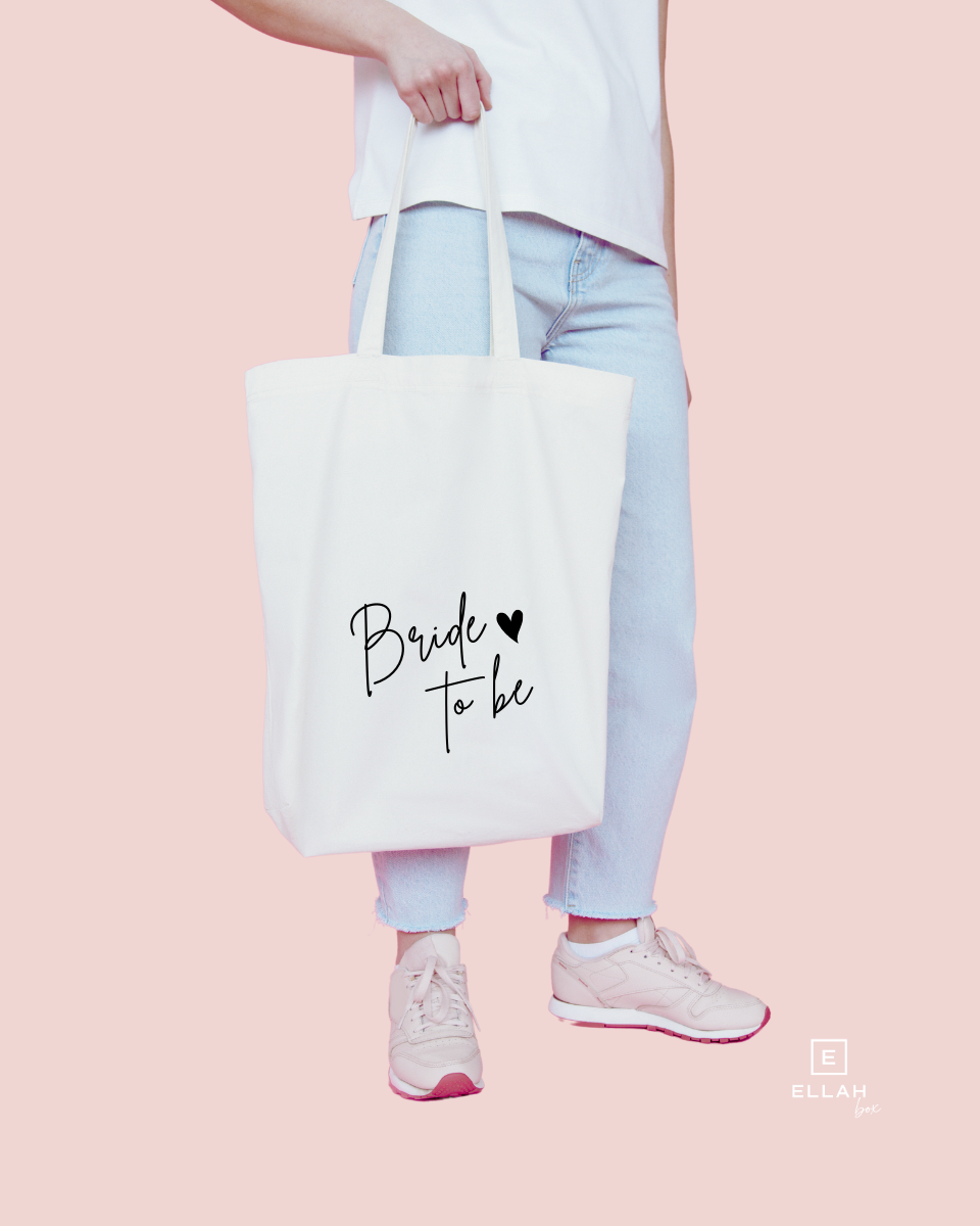 Bolsa de Tela "Tote bag" para Novia | Bride to be