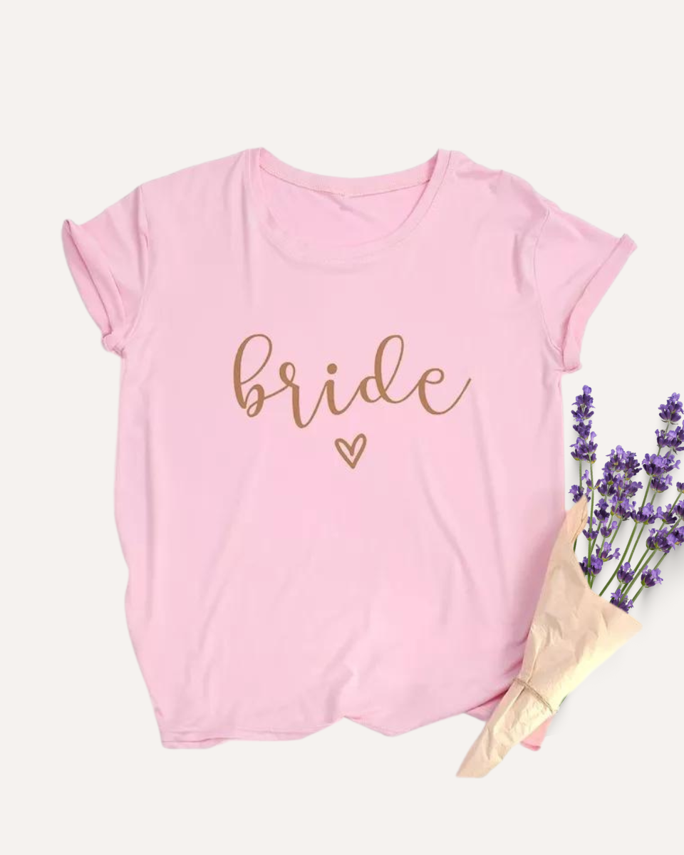 Camiseta con corazón | Bride