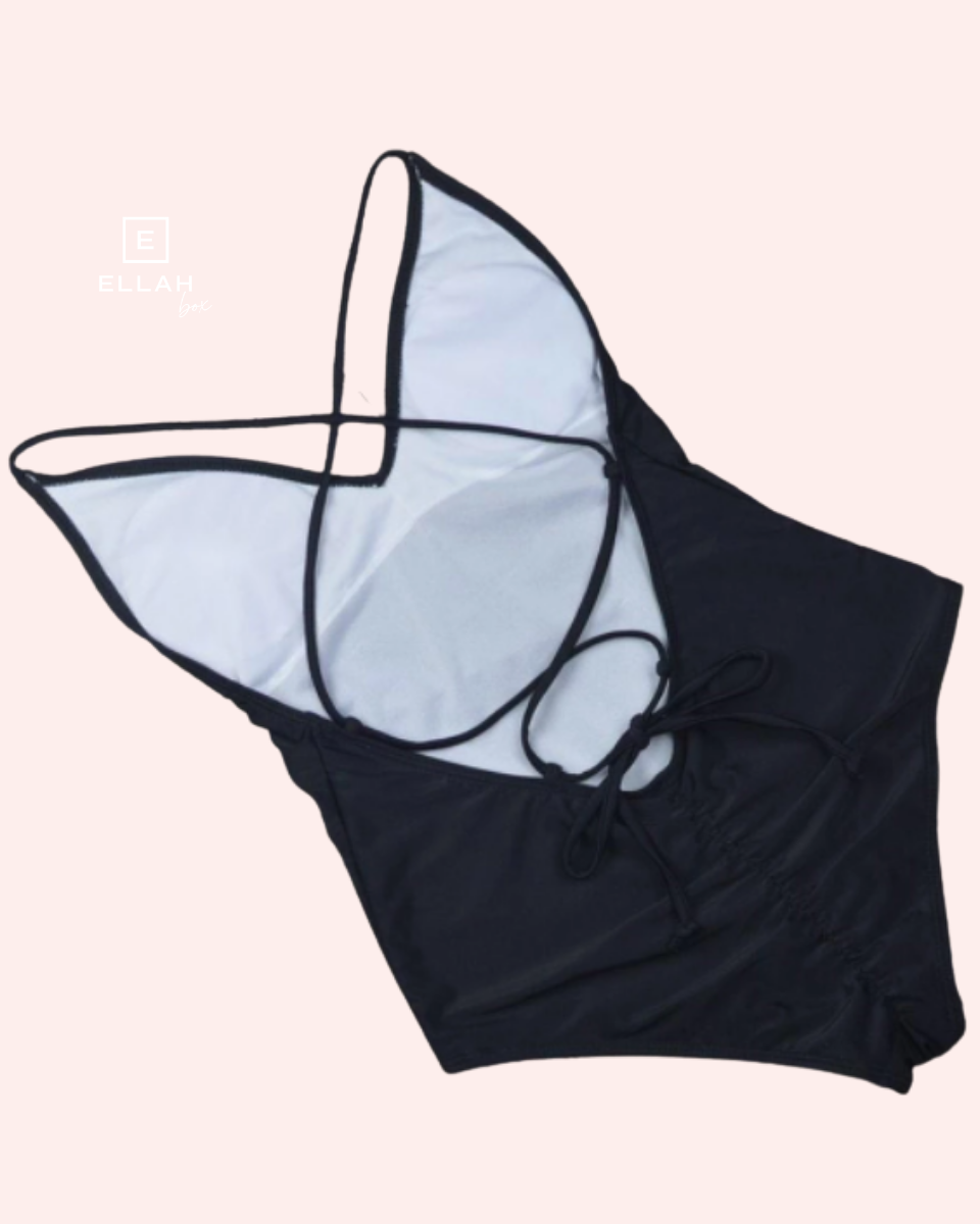 Bañador para Amigas de la Novia | Color Negro y Oro Rosa