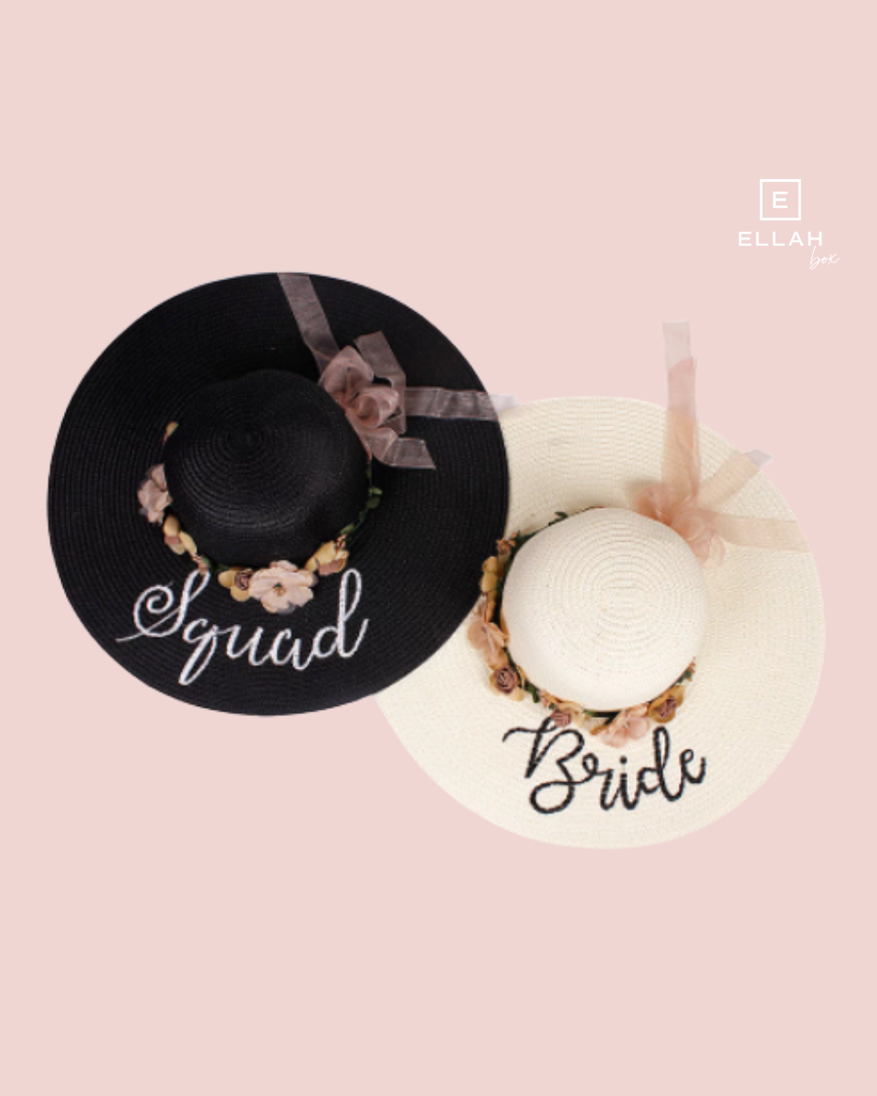 Pamela Bride beige con Corona de Flores