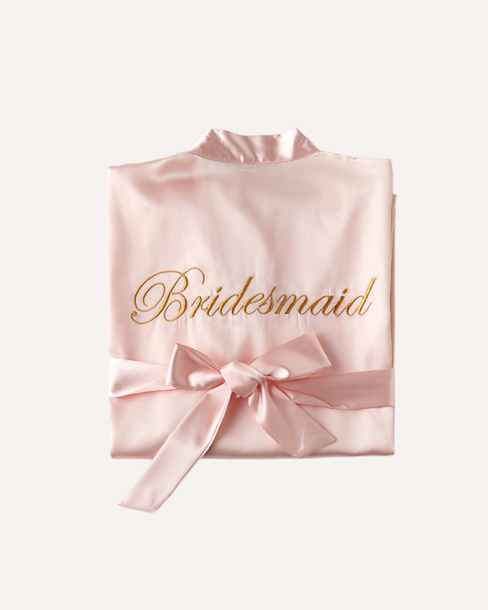 Bata + Camisón para las Amigas de la Novia | Rosa
