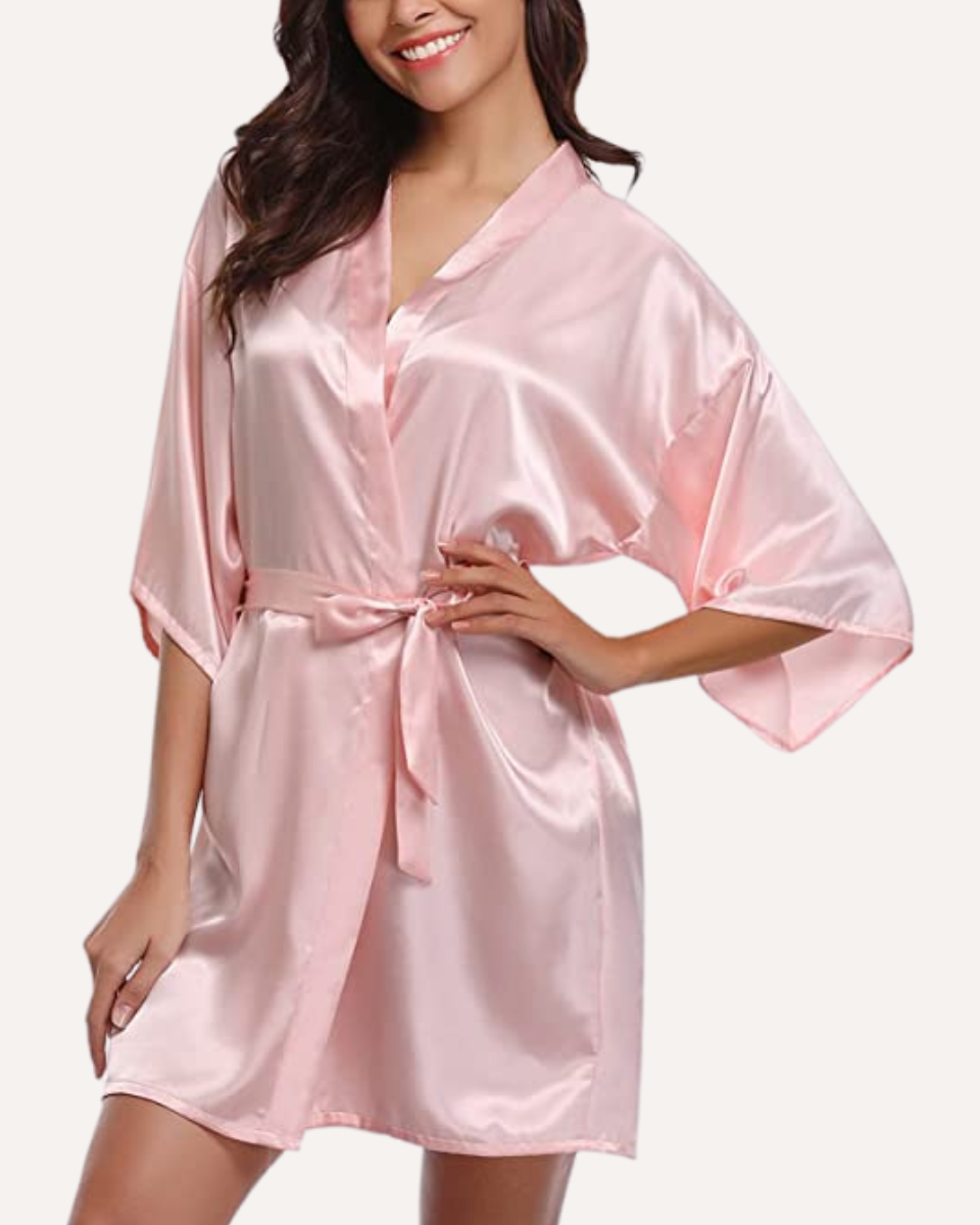 Satén Batas Raso Novia Satin Batas De Novia Baratas Bata Para La