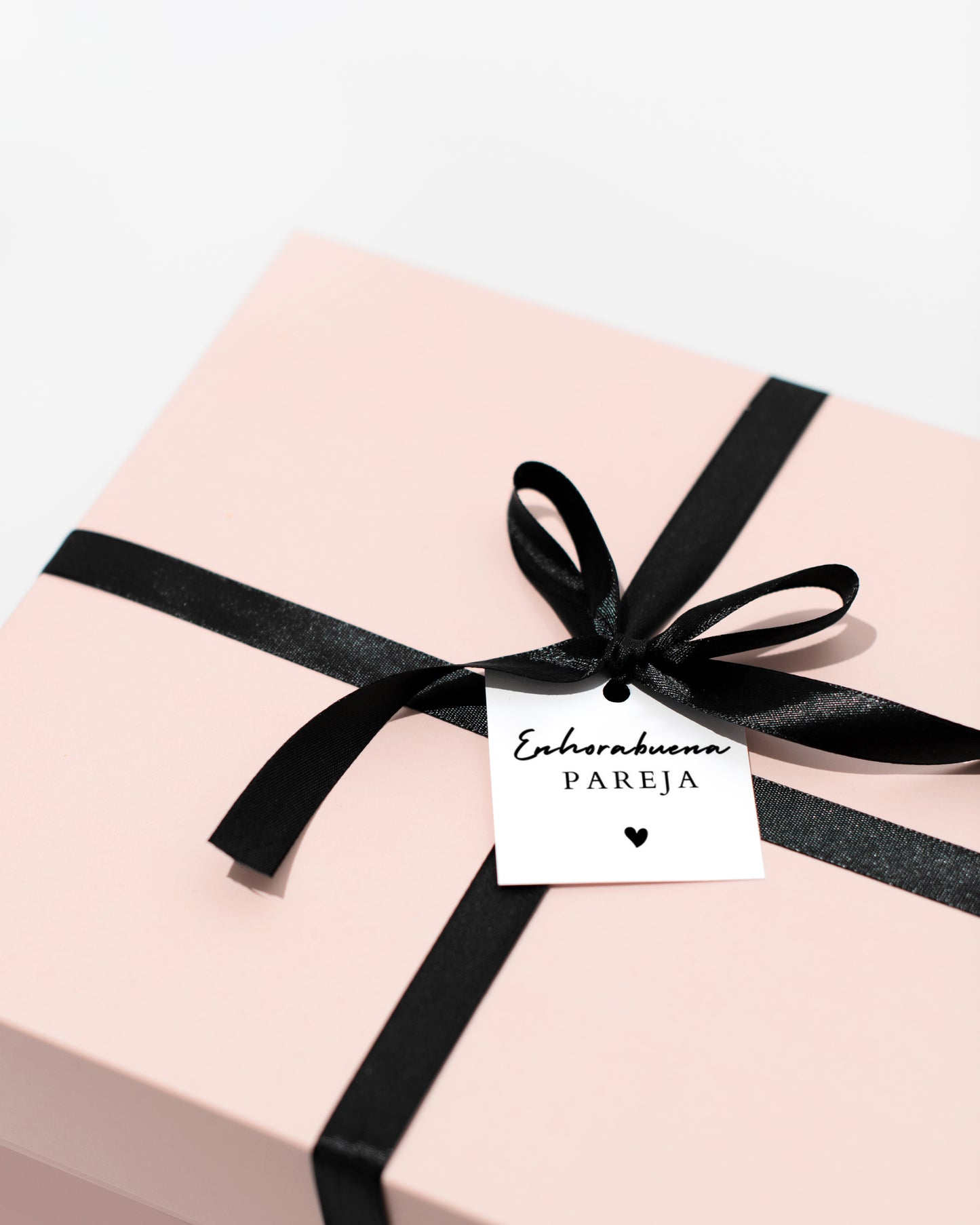 Caja para Regalo | ENHORABUENA | Rosa Grande