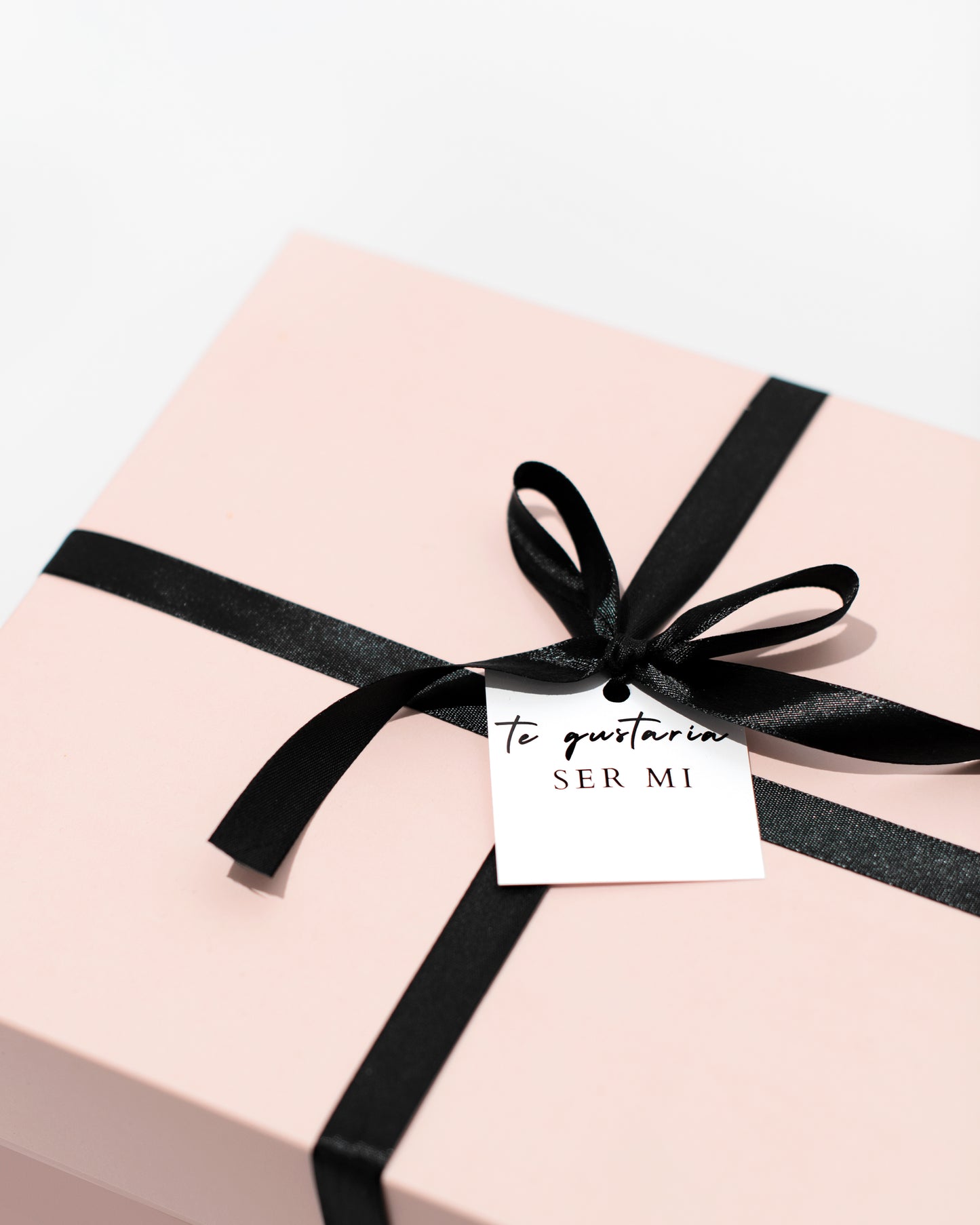 Caja para Regalo | ¿TE GUSTARÍA SER MI...? | Rosa pequeña