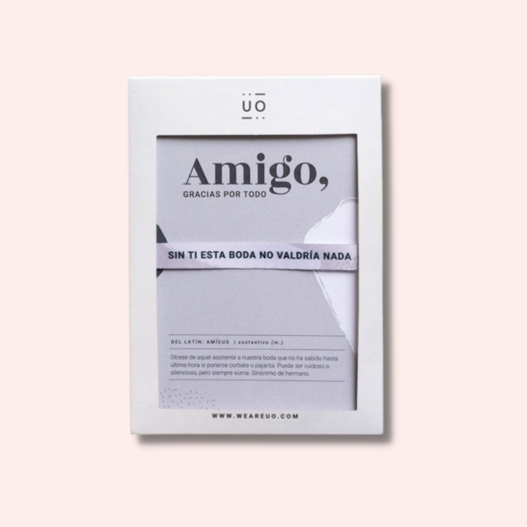 Caja para Testigo | Versión "amigo"