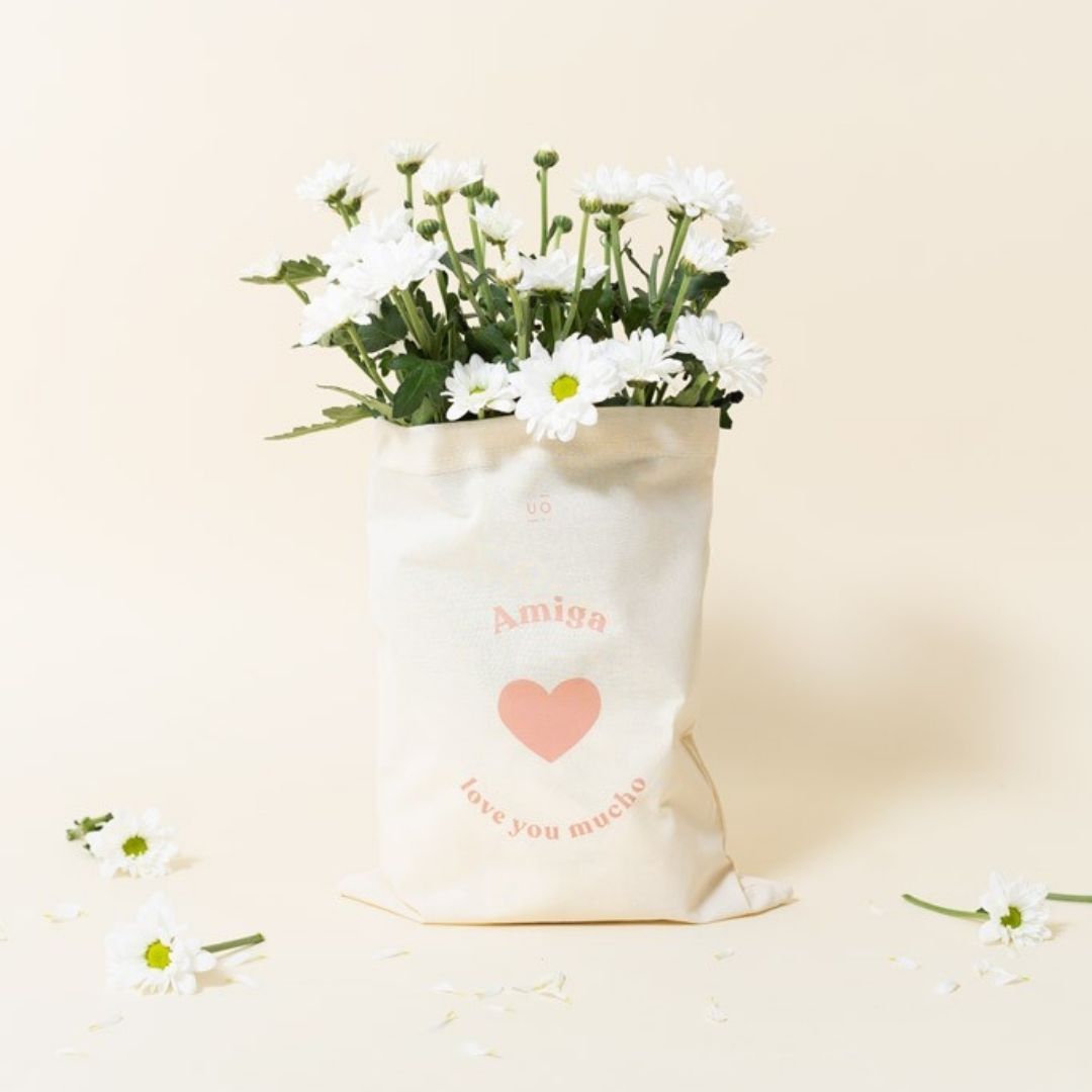 Bolsa de Tela "Amiga Love You Mucho"-Ellahbox-Ellahbox