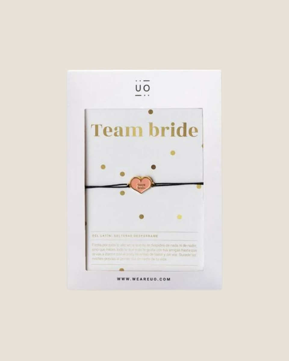 Pulsera Charm "Team Bride"