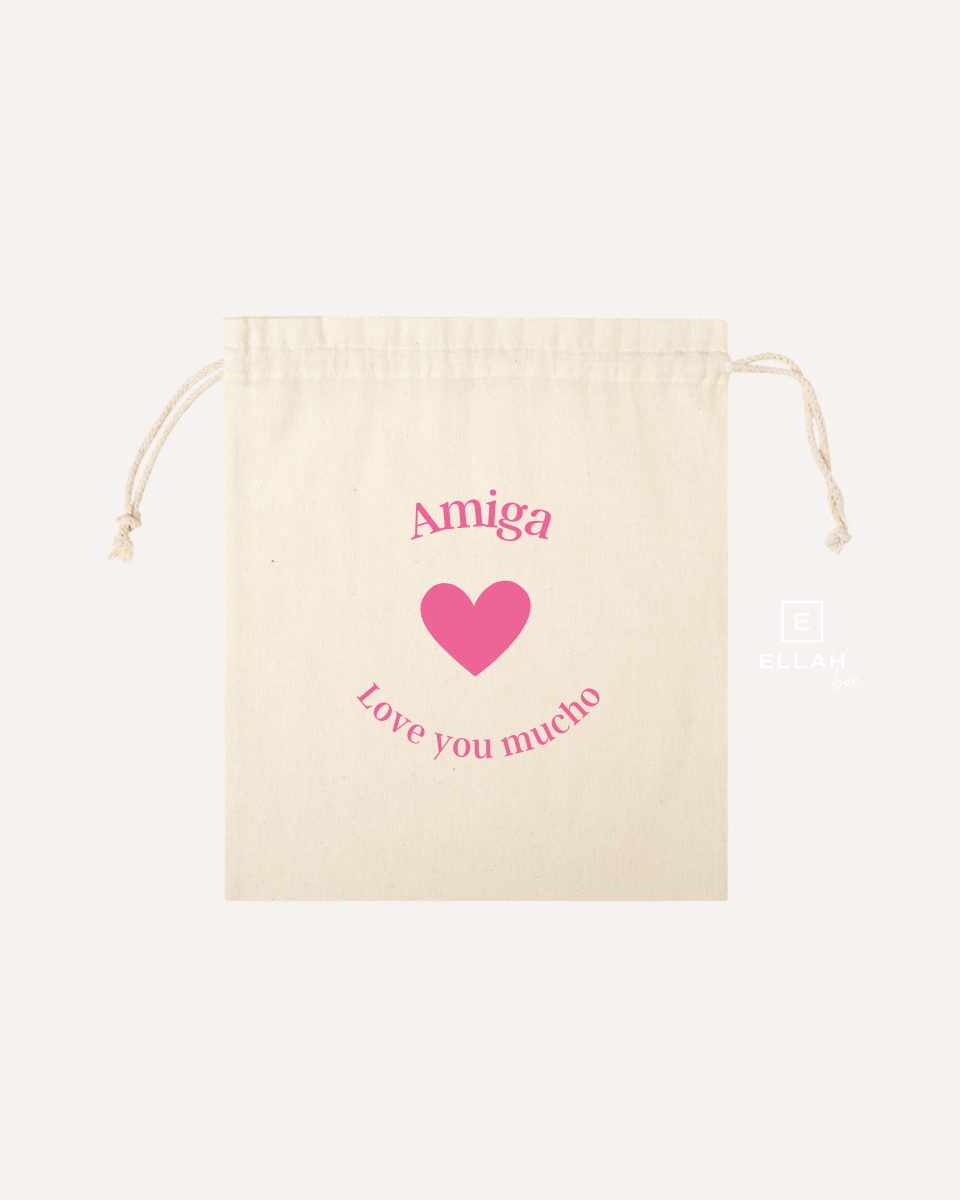 Bolsa de Tela "Amiga Love You Mucho"