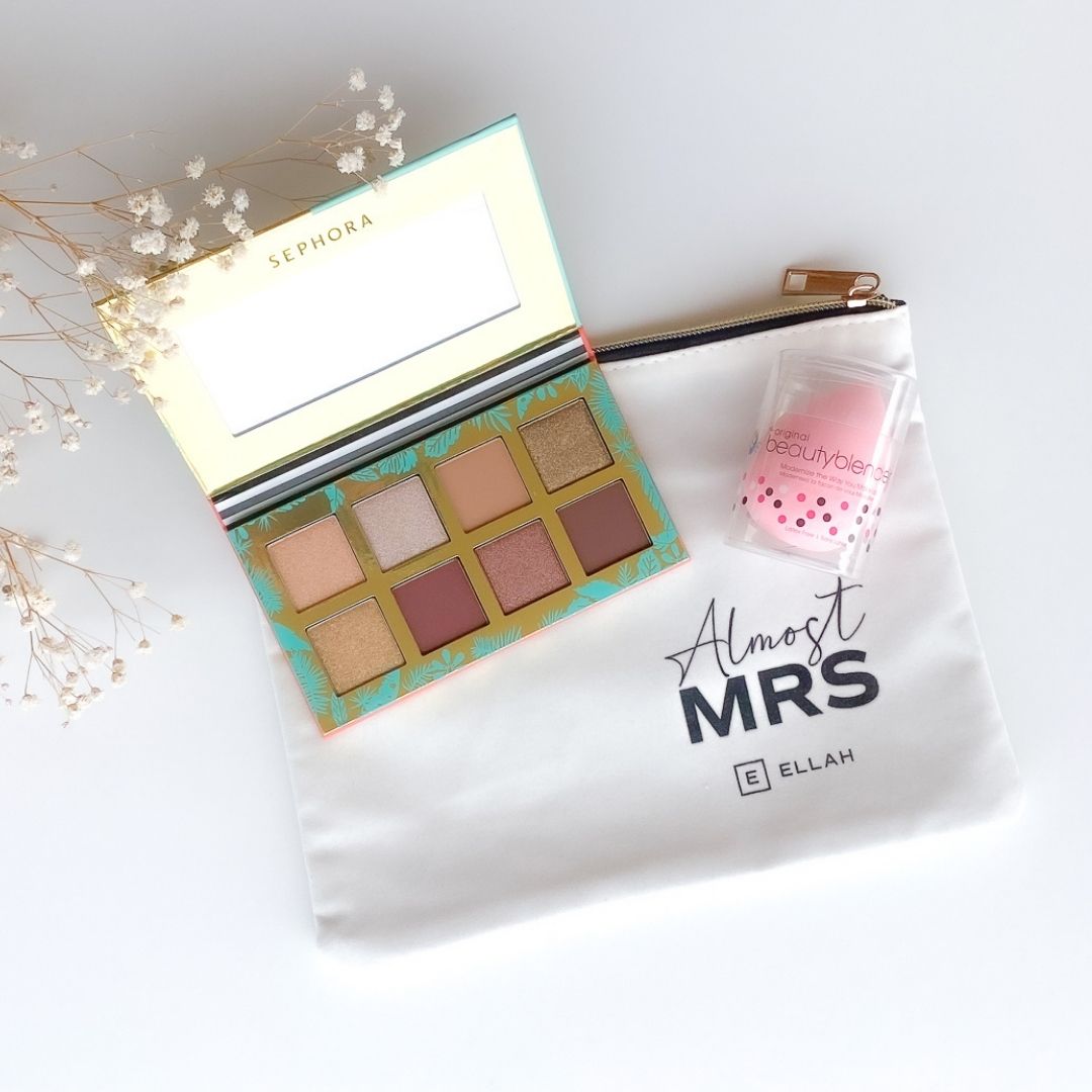 Caja para Novia | Beauty Party, , 【Caja para Novia】➡️ Beauty Party 2021, ▷▷ La Caja para Novia perfecta para poder escoger tu Maquillaje de Novia y ver qué te favorece más para el Peinado de Boda ⭐ La Caja tiene diferentes Tocados de Novia para que te los pruebes y una paleta de ojos para probar tu Maquillaje para Boda ideal ✅ ¡Entra en la Tienda y hazte con ella!-Ellahbox