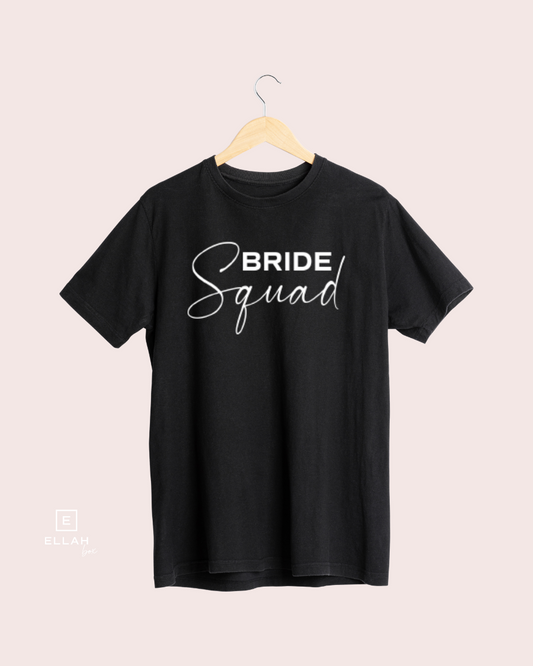 Camiseta Negra | Bride Squad