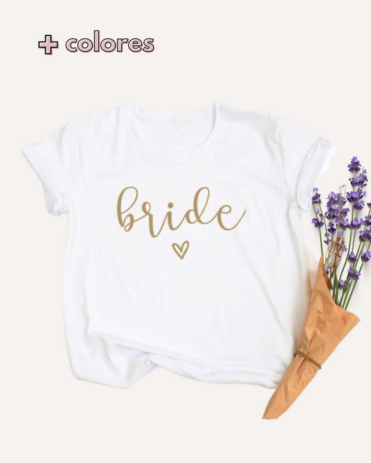 Camiseta con corazón | Bride