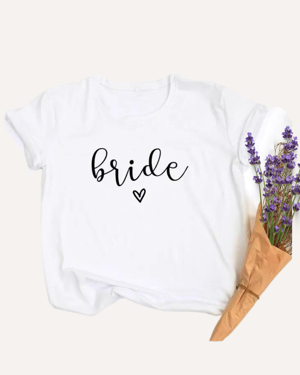 Camiseta con corazón | Bride