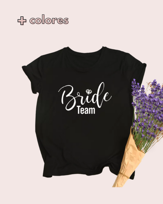 Camiseta con diamante | Team Bride