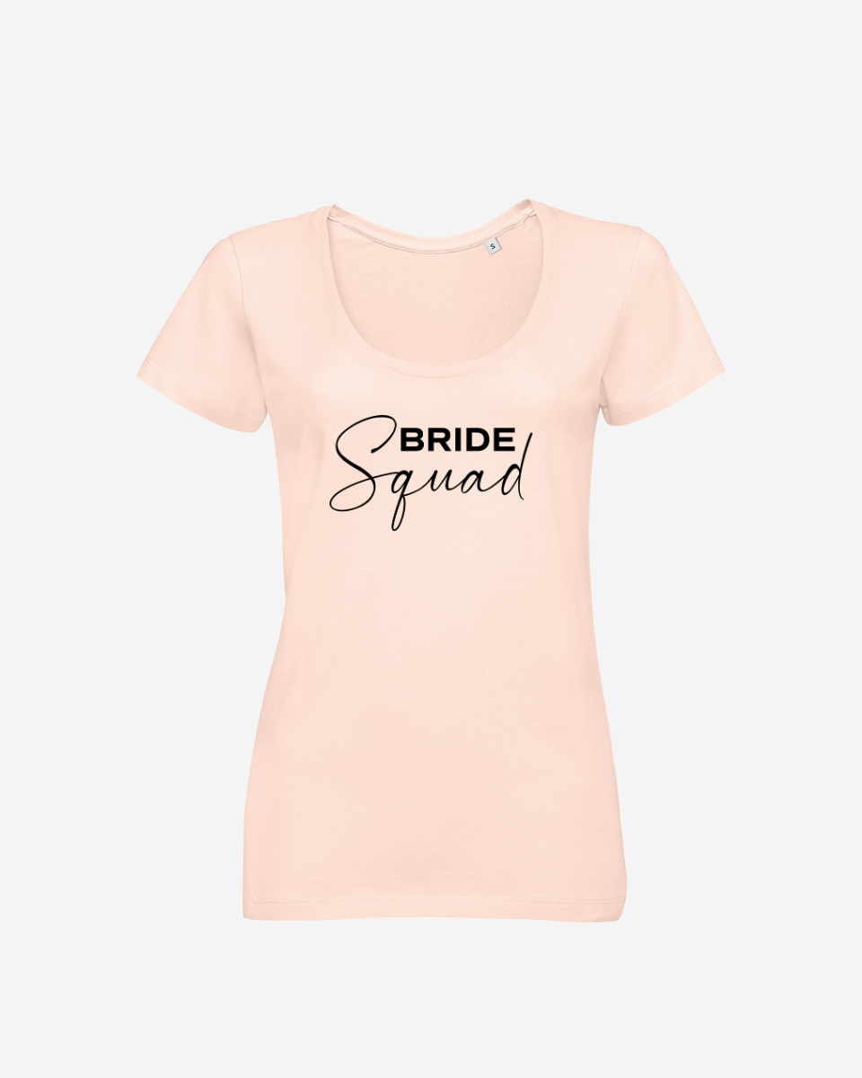 Camiseta rosa claro | Bride Squad