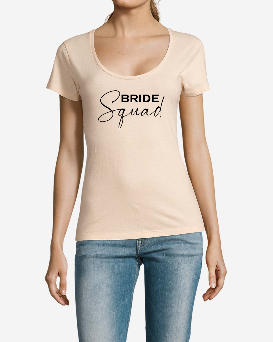 Camiseta rosa claro | Bride Squad