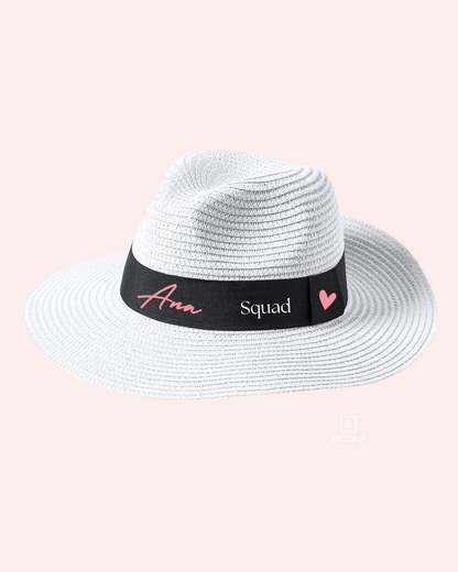 Sombrero blanco | Para Amigas Personalizado